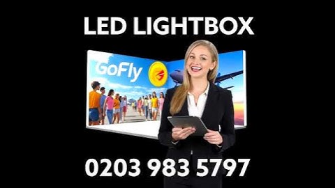 Illumigo LED Lightbox exhibition and display