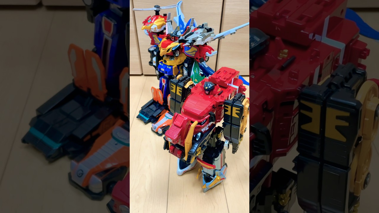 炎神戦隊ゴーオンジャー】脅威の12体合体⁉︎エンジンオーG12で遊んで