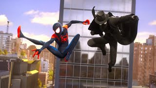 Peter and Miles Vs Sandman with Into The Spider-Verse Suits - Spider-Man 2 PS5
