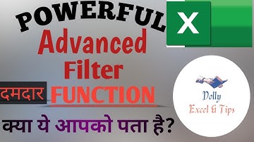 Excel Advanced Filter | Advanced Filter | Filter Data to Another Sheet | MS Excel - Advanced Filters
