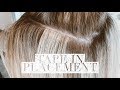 TAPE IN EXTENSION PLACEMENT FOR FULLNESS + HIGHLIGHTS