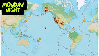 Puerto Rico Earthquake swarm continues. 3.3 EQ Northern California. Monday Night update.