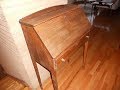 Antique Drop Front Secretary Desk Antique Drop Front Secretary Desk