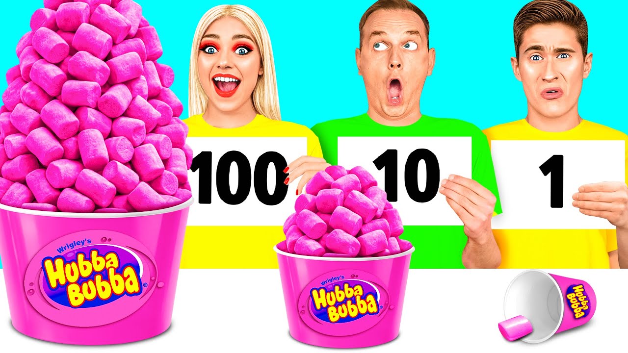 100 Слоев Еды Челлендж | Смешные Рецепты с Едой от Crazy DO