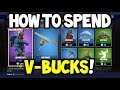 Fortnite - How To Spend V-BUCKS - GUIDE - ( WHICH SKIN TO CHOOSE IN FORTNITE BATTLE ROYALE! ) image