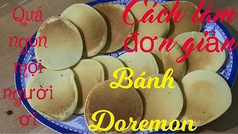 Cách làm bánh Doremon bằng sữa tươi