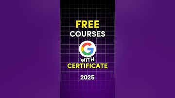 FREE Courses by Google 2025 #shorts #google
