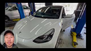 Annual Tesla service - complete overview