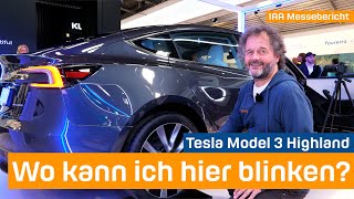 Neues Tesla Model 3 Highland - komfortabler, frischer und ohne Blinkerhebel | EFAHRER