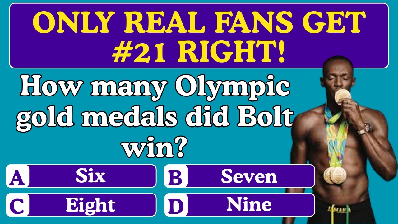 I Bet Your Dad Can't Score 30/40 on This Usain Bolt Quiz! 👴⚡