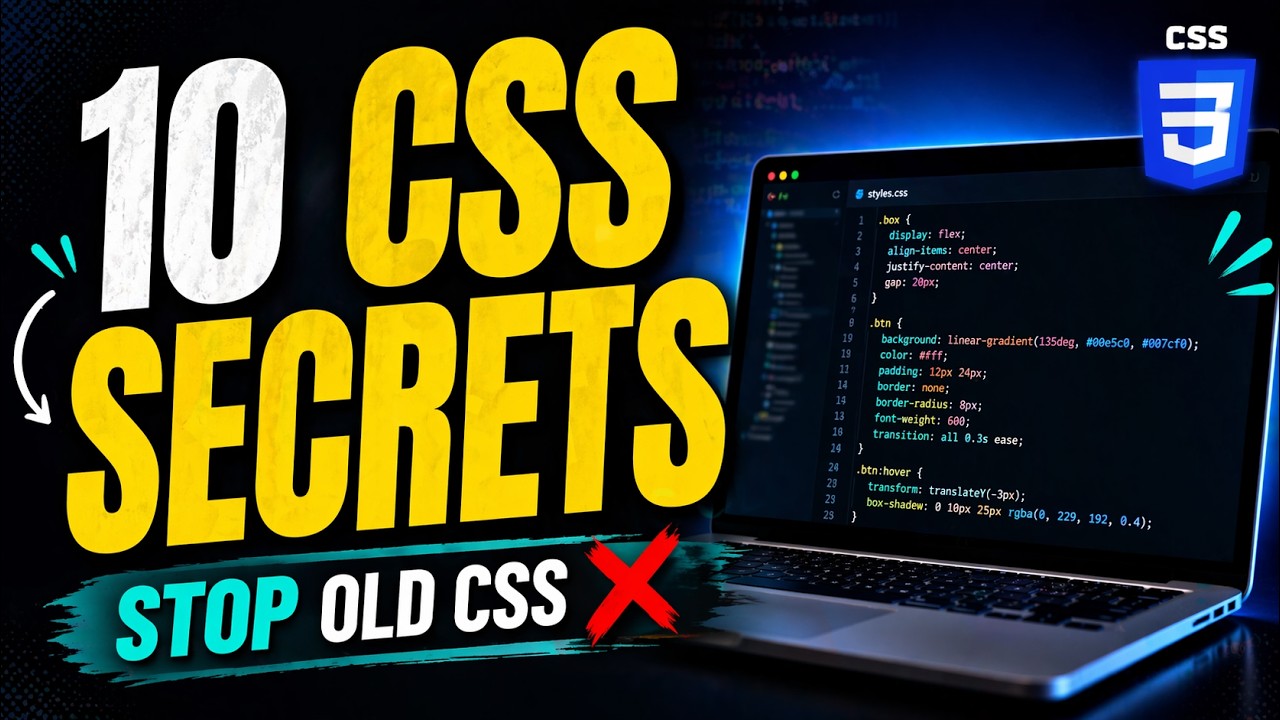 10 Hidden CSS Features That Save Hours of Work - YouTube
