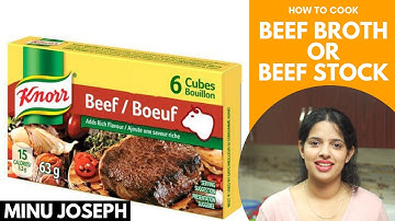 How to make Stock/Broth from Bouillon cube
