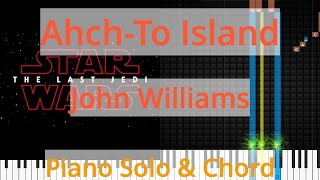 🎹Solo &amp; Chord, Ahch-To Island, John Williams, Synthesia Piano