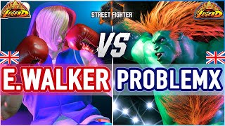 SF6  Ending Walker (Ed) vs ProblemX (Blanka)  Street Fighter 6