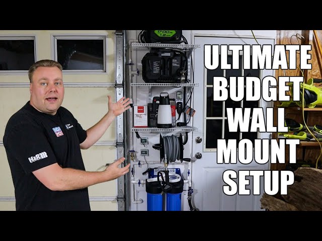 Best pressure washer setup in the world! This is the ultimate wall