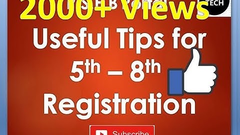 Some USEFUL TIPS || 5th & 8th Registration || PSEB || iLeana Tech