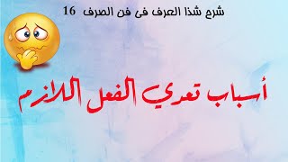 شرح شذا العرف في فن الصرف - الحلقة 16 - أسباب تعدي الفعل اللازم