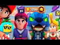 JOGUEI COMBATE COM TODOS MEUS BRAWLERS 1250 E... BRAWL STARS !!