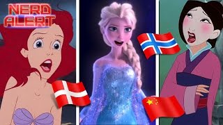 We all know the disney princesses, but do snow white, cinderella,
aurora, belle, jasmine, rapunzel, elsa, mulan and ariel's native
languages cult...