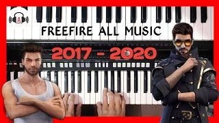 All Free Fire Theme Songs 2017-2020 | Original Tone Cover | Keyboard Playing FreeFire