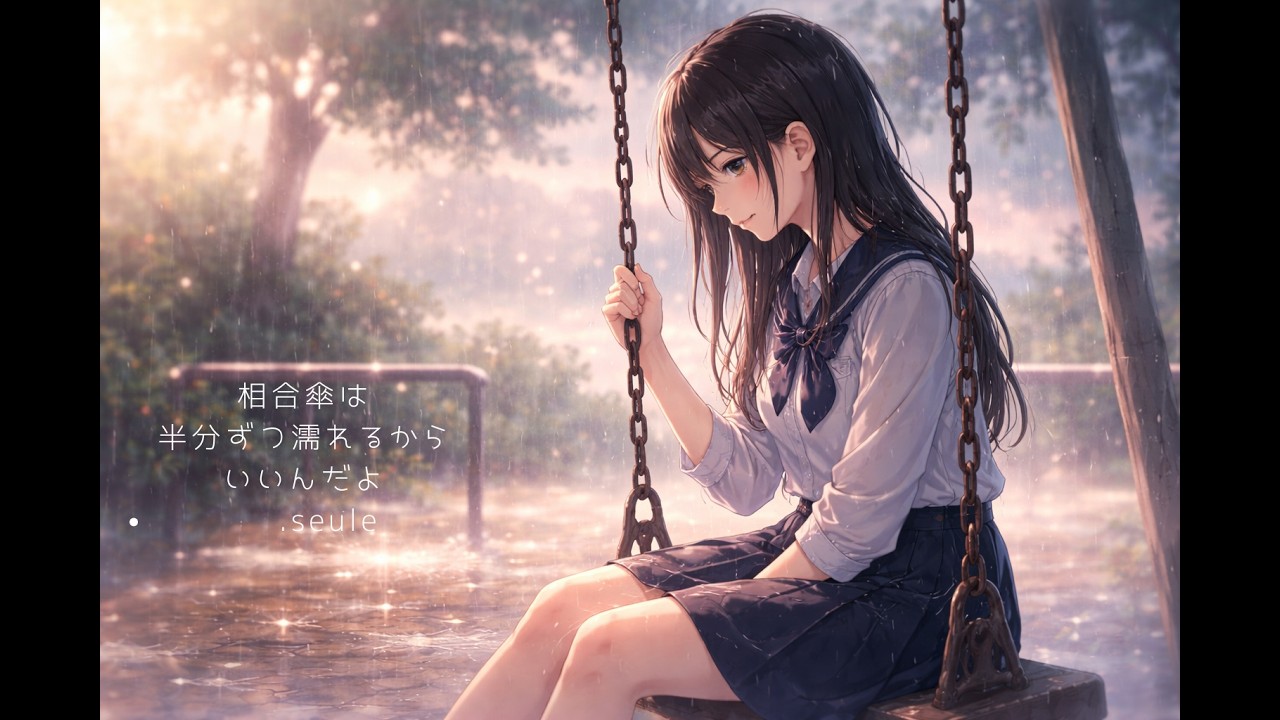 【.seule】相合傘は半分ずつ濡れるからいいんだよ｜心が疲れているあなたへ (Lyric Video)