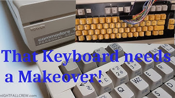Commodore 128 Mechanical Keyboard Upgrade (in 30 sec.)