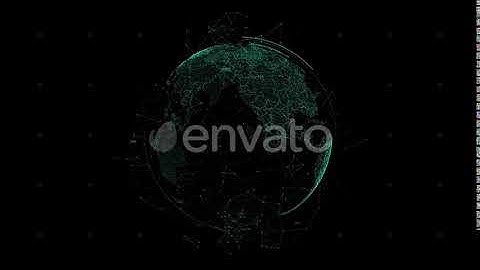 4k High quality 3D earth globe hologram HUD element | Motion Graphics - Videohive template