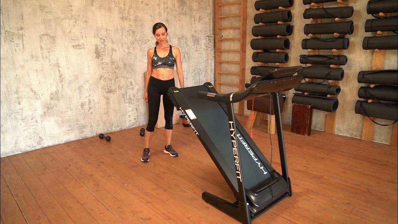 Беговая дорожка Hyperfit RunHealth PRO 22 LS - YouTube