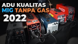 ADU KUALITAS 5 Mesin Las Mig Tanpa Gas/Gasless Terlaris 2022 (Izumi, Rhino, Redbo, Pazto, Multipro)