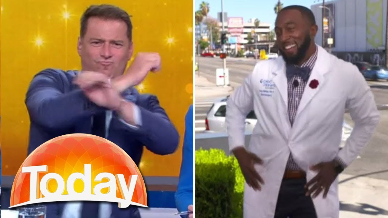 children's hospital of orange county child life internship 'Dancing Doctor' teaches Karl some moves