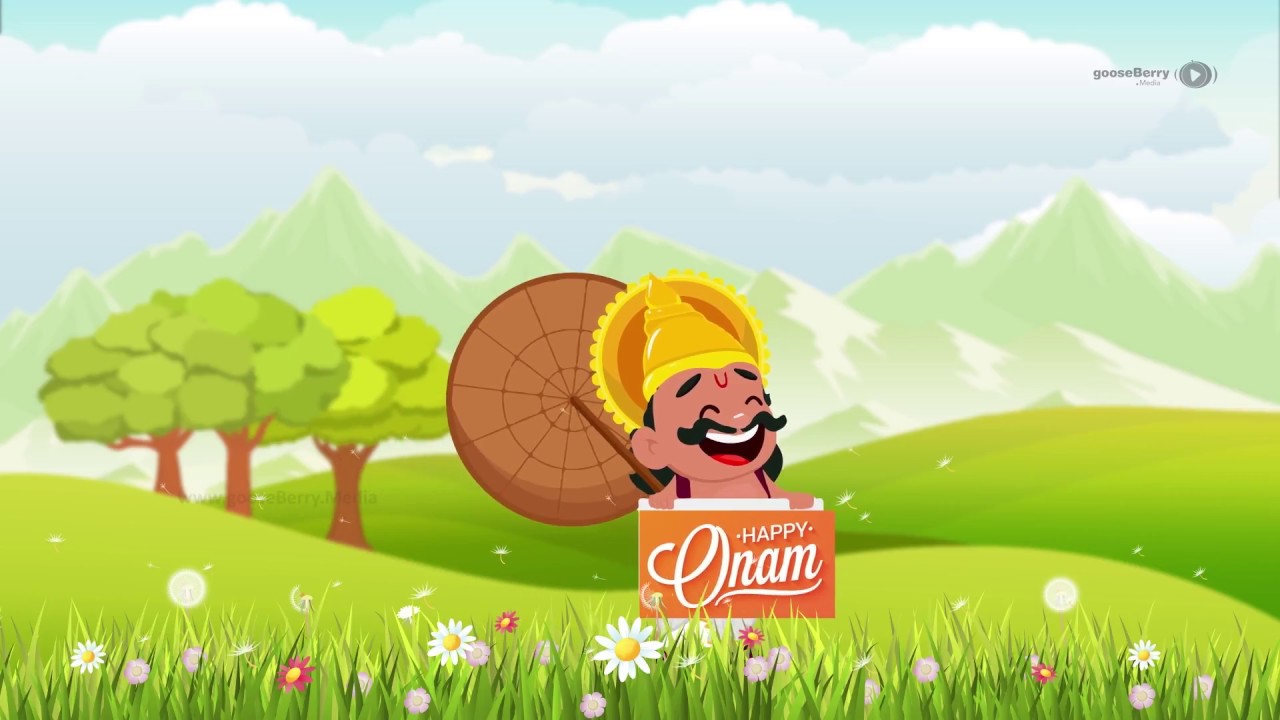 Happy Onam animated onam wishes and whats app status 2021 - YouTube