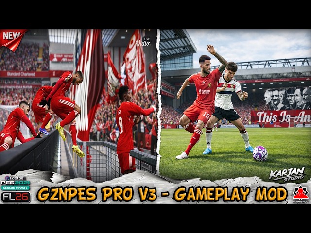 New GZNPES PRO V3 — Gameplay Mod + installation - PES 2021