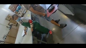 office chair fabric cutting by auto multi layer cutting machine#furnituremaking #furniturevideo