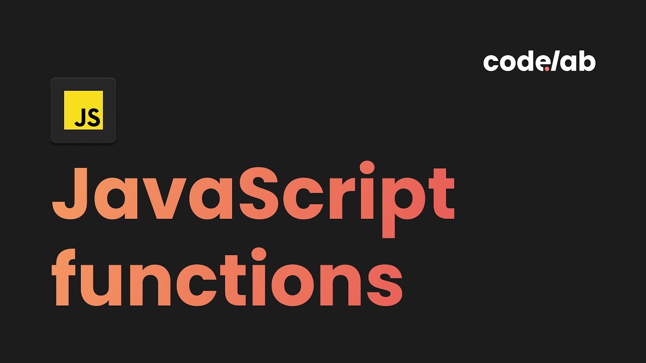 JavaScript: Functions - YouTube