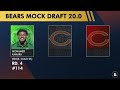 Chicago Bears Mock Draft: Caleb Williams + TRADE UP For Marvin Harrison Jr. | 2024 NFL Draft