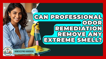 Can Professional Odor Remediation Remove Any Extreme Smell? - Homekeeping Handbook