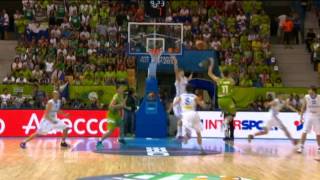 Play Of The Game G. Vidmar Czech R.-Slovenia Eurobasket 2013