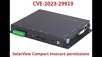 Hacking pills #6: CVE-2023-29919 SolarView Insecure Permissions