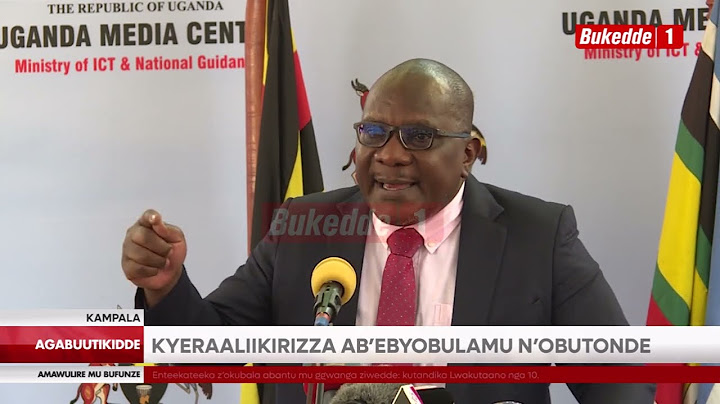 Agabuutikidde Omuwendo gw’abantu abafa olw’okussa empewo embi gweraliikirizza aba NEMA