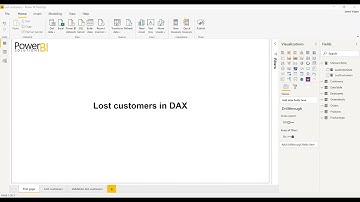 Lost Customers DAX - Calculate -   www powerbi solutions com