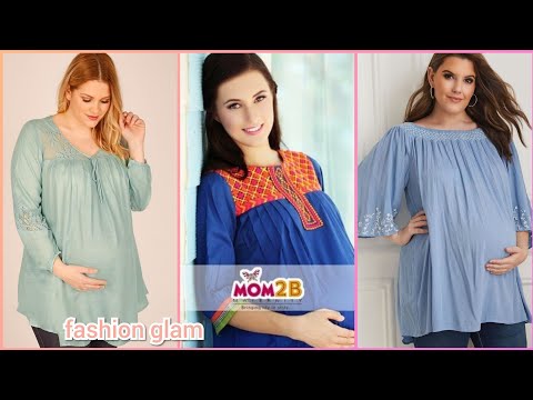 jhabla styles top and shirts styles for pregnant women's/maternity dress