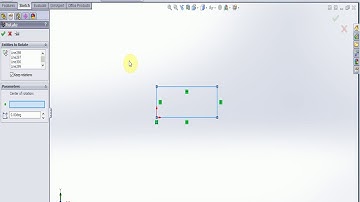 #SOLIDWORKS TUTORIAL FOR BEGINNERS   24 ROTATE ENTITIES#