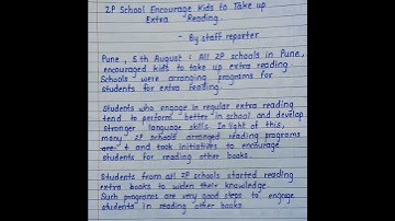 Report Writing ✍️ | News Writing| #report #news #english