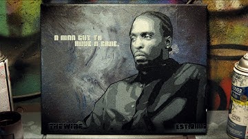 Stencil Art "The Wire" by BASE45