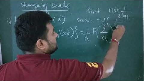 Change of Scale Property of Laplace transformation || Part-6 ||