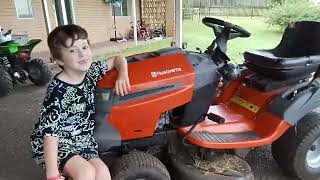Husqvarna used ride on mower ownership experience