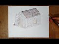 How to draw ivatan housestone houseindigenous house of the philippineshouse drawing