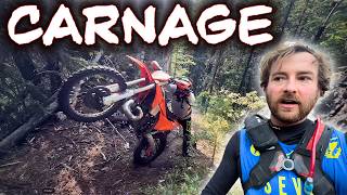 2 Stroke Dirt Bikes VS Insane Single Track Hill Climbs!