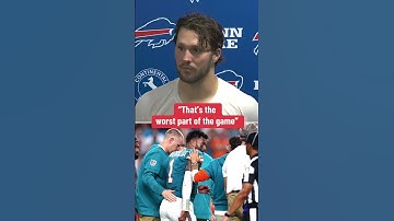 Josh Allen on Tua after the game ❤️ #nfl #football #bills #dolphins #joshallen #tuatagovailoa