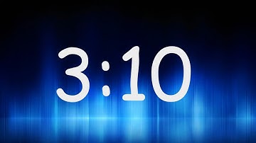 3:10 Minutes Timer / Countdown from 3min 10sec